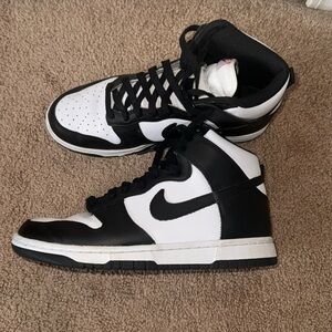High nike dunks panda